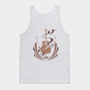 Est 1990/Guitarist/Acoustic/Classic/Aesthetic Tank Top